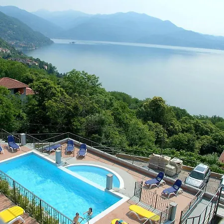 Panoramic House In A Upon The Green Hills Overlooking Lake Maggiore Apartment Oggebbio